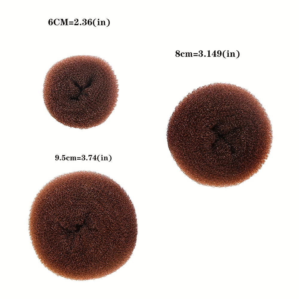 3pcs Bun Maker Hair Ornaments Easy Bun Hair Tool