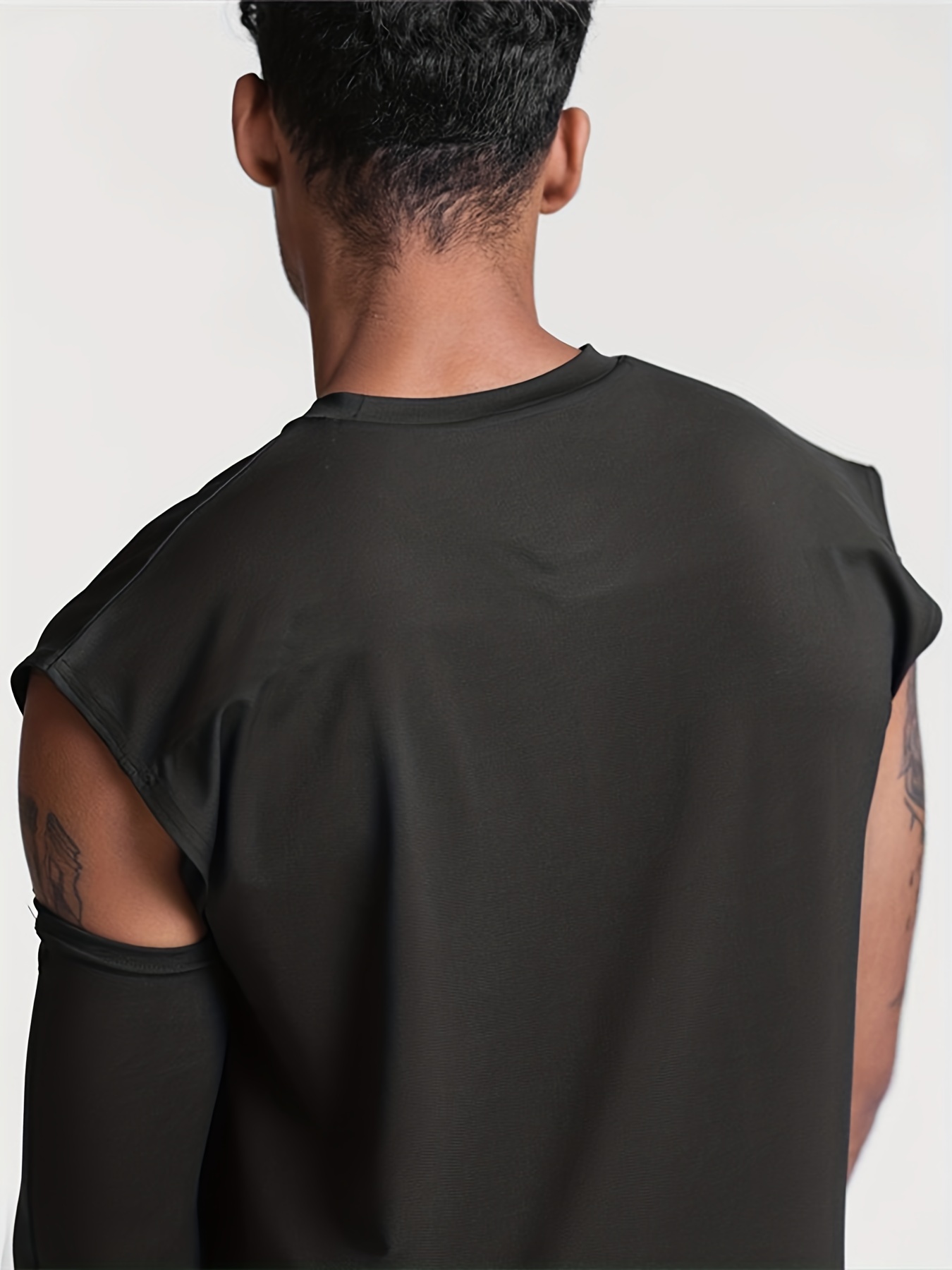 Men's Sleeveless Workout Tank Top Active Stretch Breathable Basketball Training