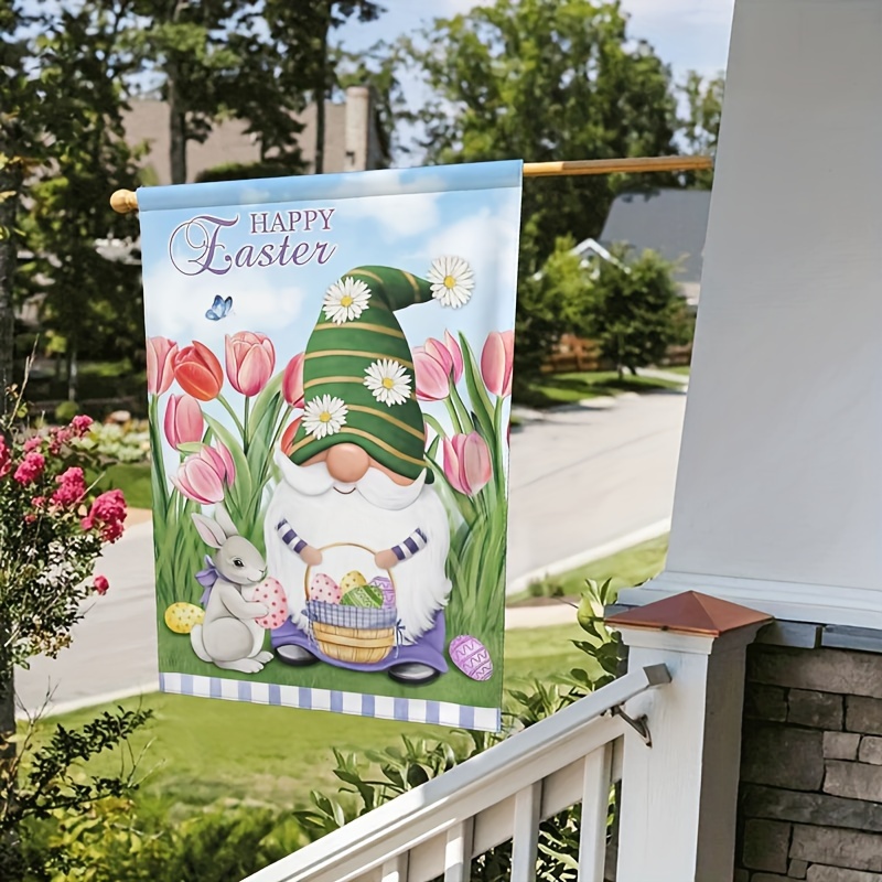 Go Fishing Lake Garden Flag Fishing Sign Spring Summer - Temu