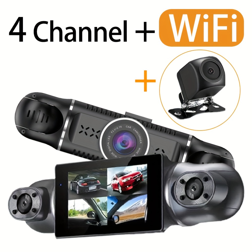 4-Channel Car Dash Cam for Cars, Taxi, Vans, Support 512GB /GPS/5g-WiFi -  China Dash Camera, 4-Channel Dash Cam