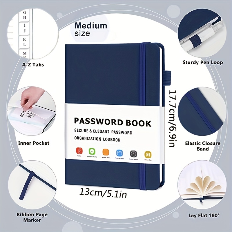 1pc Libro Amministratore Password A Spirale Dimensioni A6 - Temu Italy