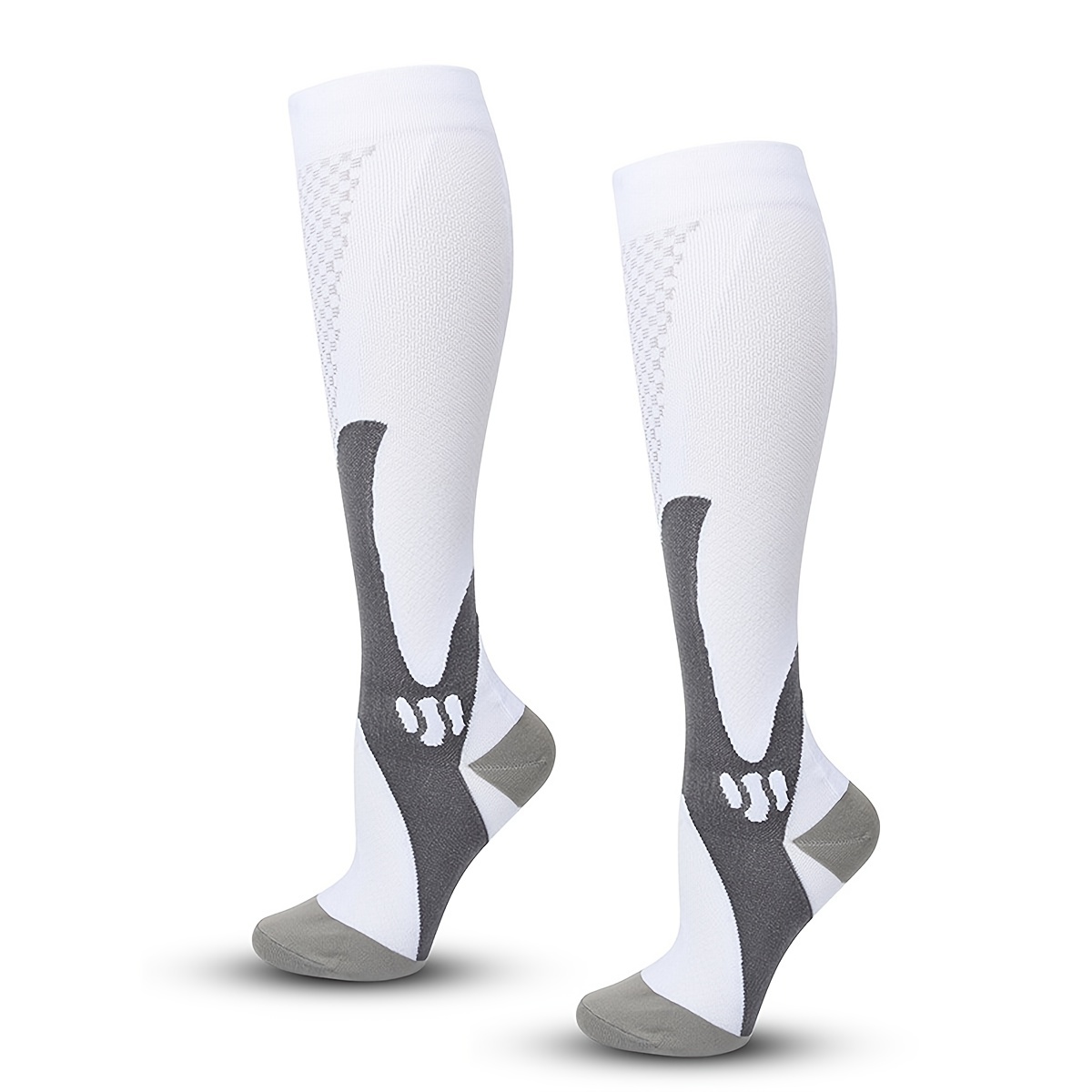 Outdoor Compression Knee High Running Socks Men Women - Temu