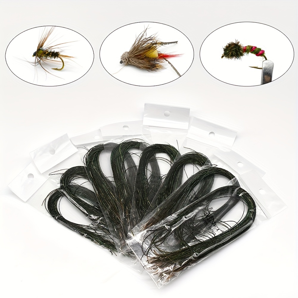 1pc 3.94-11.02inch Fly Fishing Fly Bait Binding Material, Fly Tying And Jig  Hook Lure Making Materials, Fishing Accessories