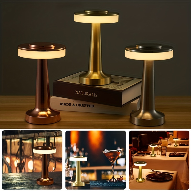 1 Pc Touch Led Charge Lampe De Table Creative Dining Hotel - Temu Canada