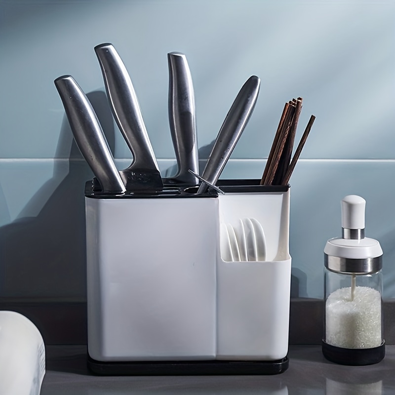 Kitchen Condiment Storage Cabinet Chopsticks Knife Holder - Temu