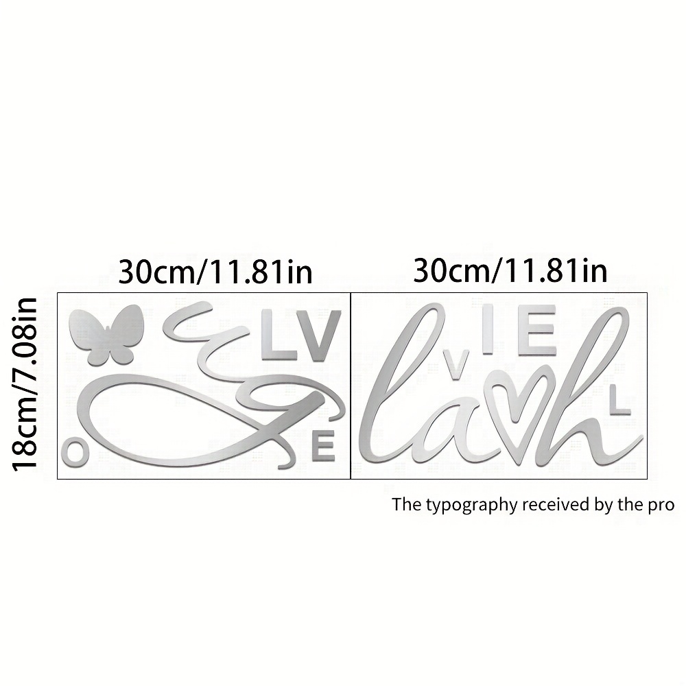 lv mirror stickers