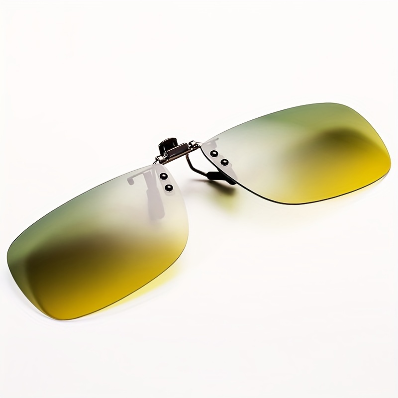 Photochromic Clip On Night Driving Glasses,polarised Flip-up Day
