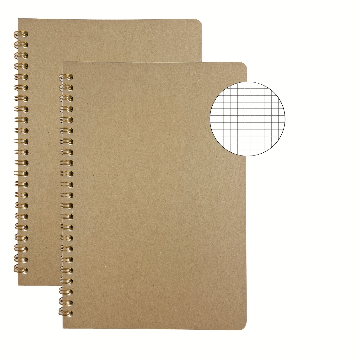  (2-Pack) B5 Dot Grid Notebook 100gsm Bullet Spiral Journal 7.1  x 10 inches - 80 Sheets Per Book, Thick Dotted Paper, Wirebound : Office  Products