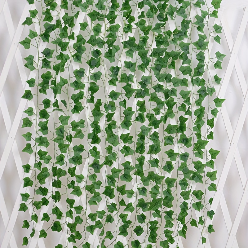 12 piezas 220 cm/87 plantas artificiales decoración de pared de vid fiesta  de boda hojas artificiales decorativas plantas colgantes artificiales para  decoración de pared de boda, decoración de 2024 - $11.99