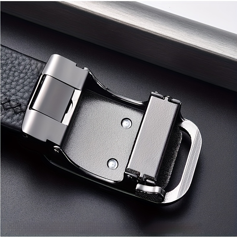 Famous Belt Men's Belts Quality Genuine Luxury Leather Belt Belt Male Strap  Male Metal Automatic Buckle For Men - Temu