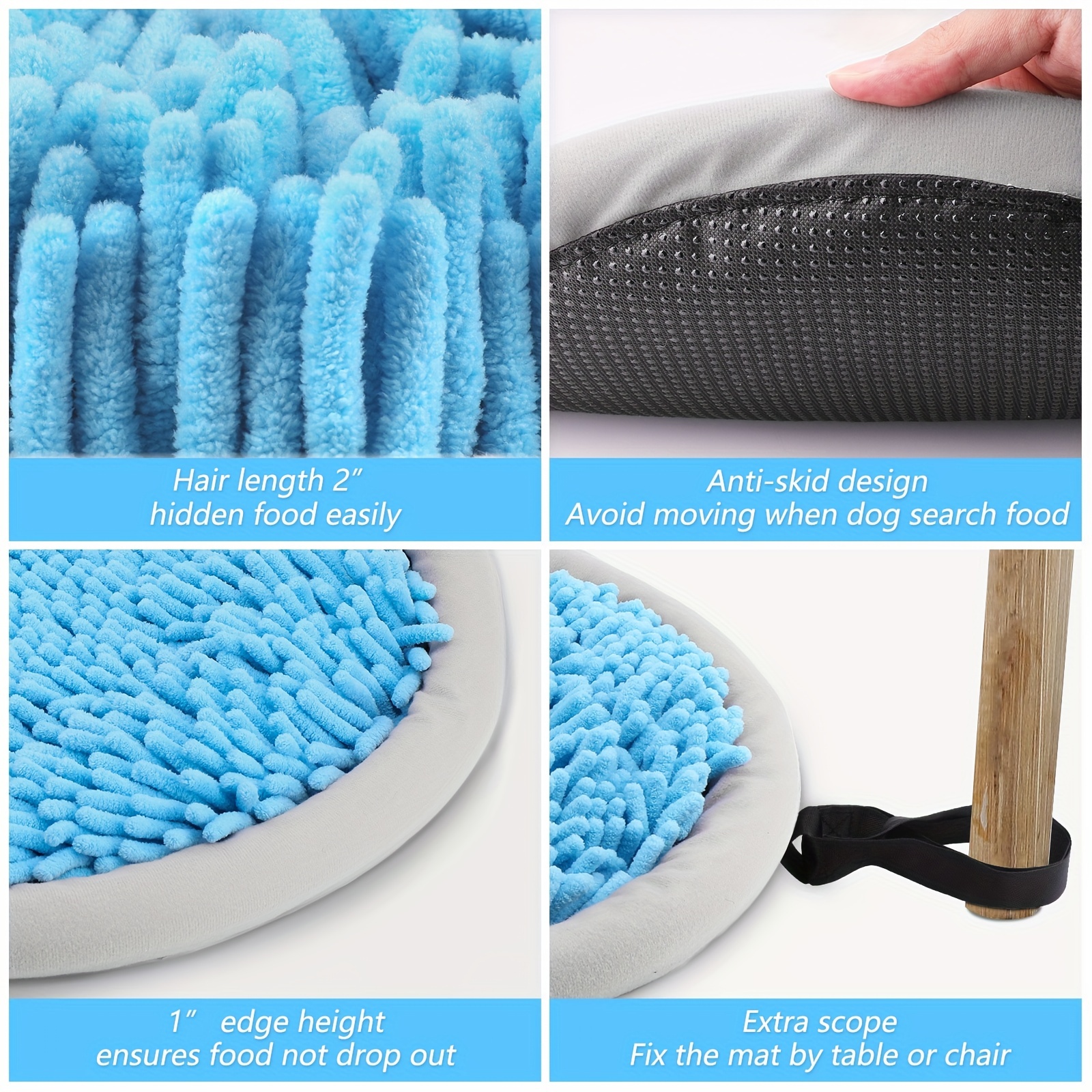 Interactive Snuffle Mat: An Exciting Feeding Game For Bored Dogs! - Temu