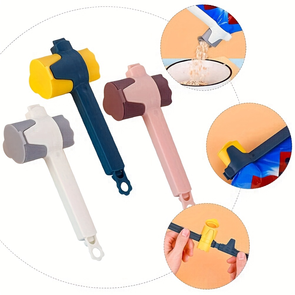 Bag Clips For Food, Food Storage Sealing Clips With Pour Spouts, Kitchen  Chip Bag Clips, Plastic Sealer Clips, Great For Kitchen Food Storage And  Organization - Temu