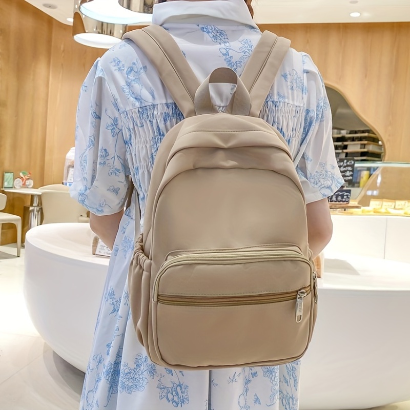 Minimalist Nylon Backpack Lightweight Travel Daypack Casual Laptop
