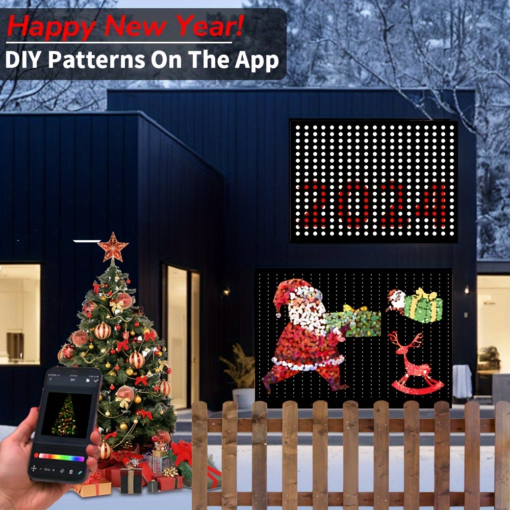 DIY Programmable Smart Christmas Lights with APP & Remote Control