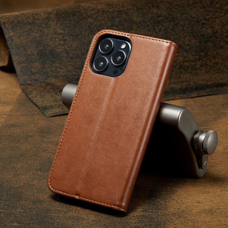 Funda con tapa iPhone 14 Pro Max (marrón) 