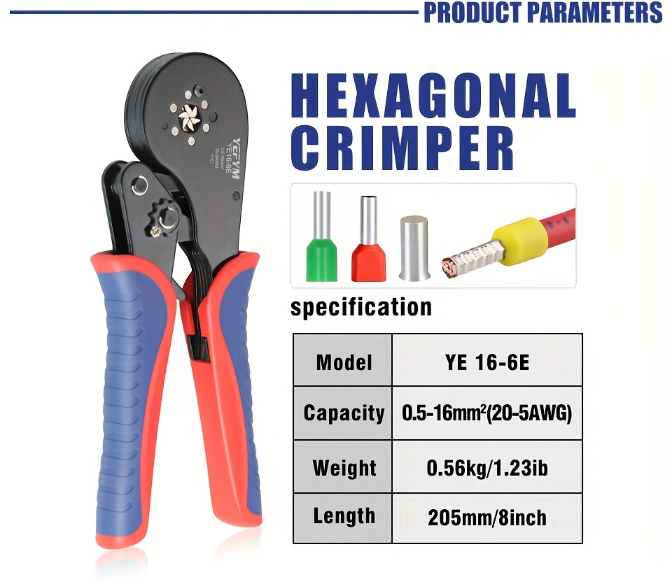 Hexagonal crimper store