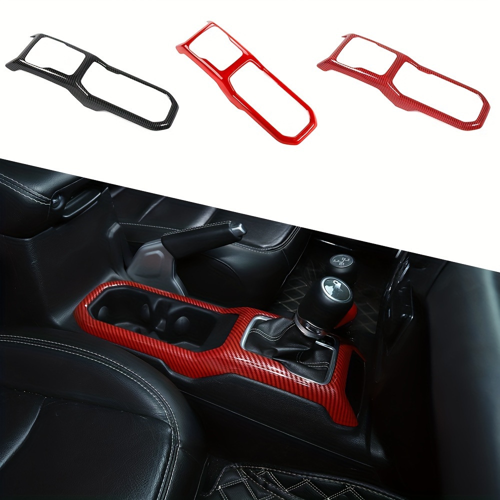 Gear Shift Cup Holder Panel Cover Trim Frame Jeep - Temu