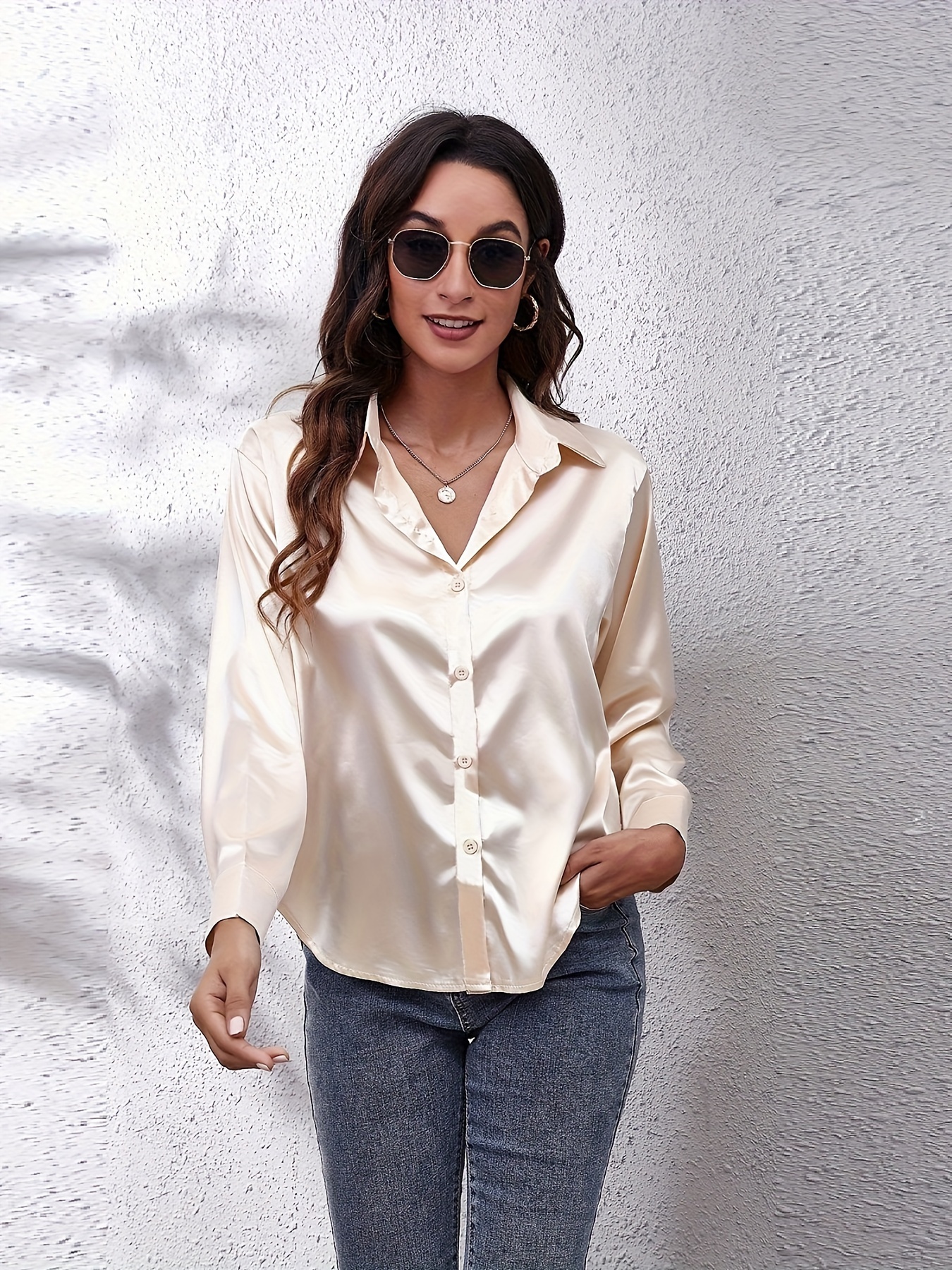 Womens Silk Shirts And Clothing