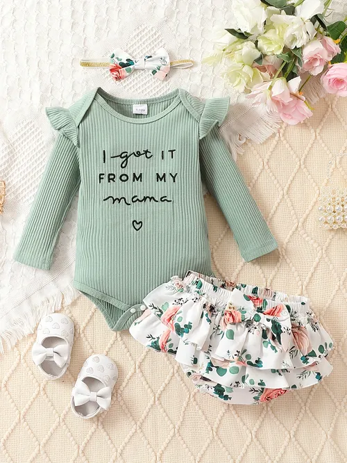 Infant Baby Girl Newborn Outfits - Temu