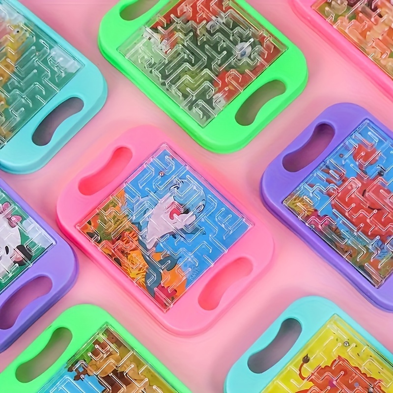 Toyvian Magnetic Maze Toys Mini Puzzle Board En Bois Animal