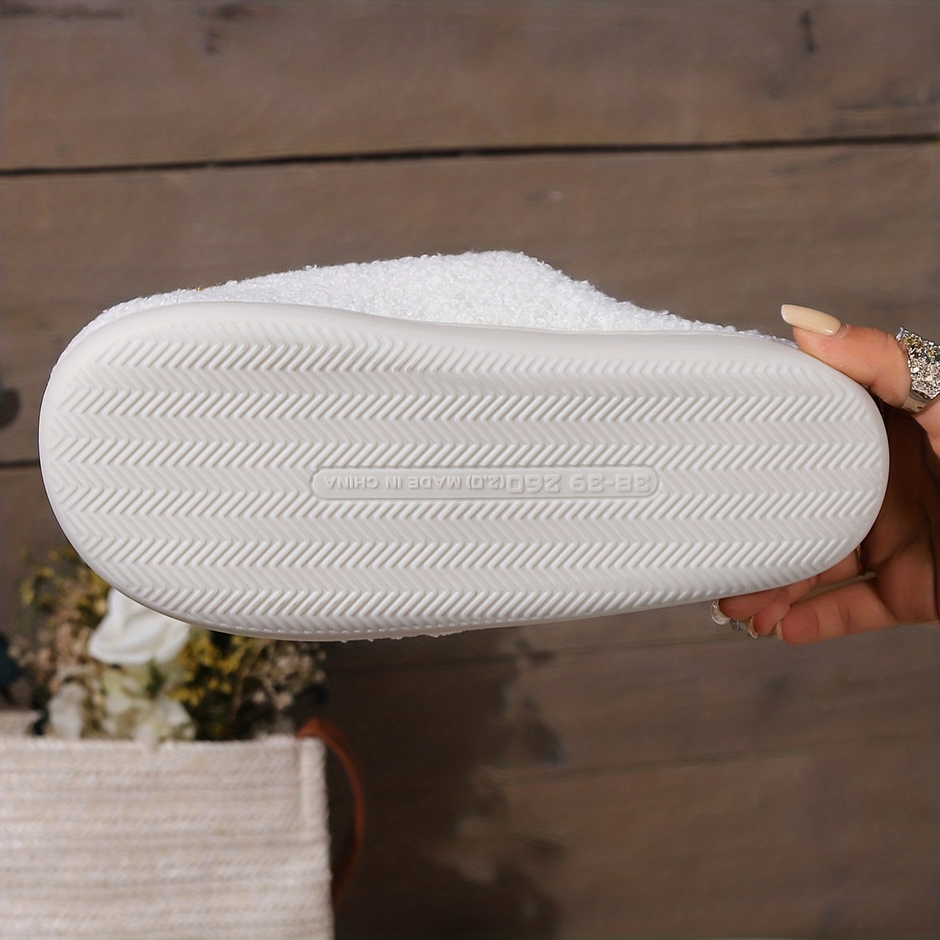 Yeezy fuzzy sale slippers