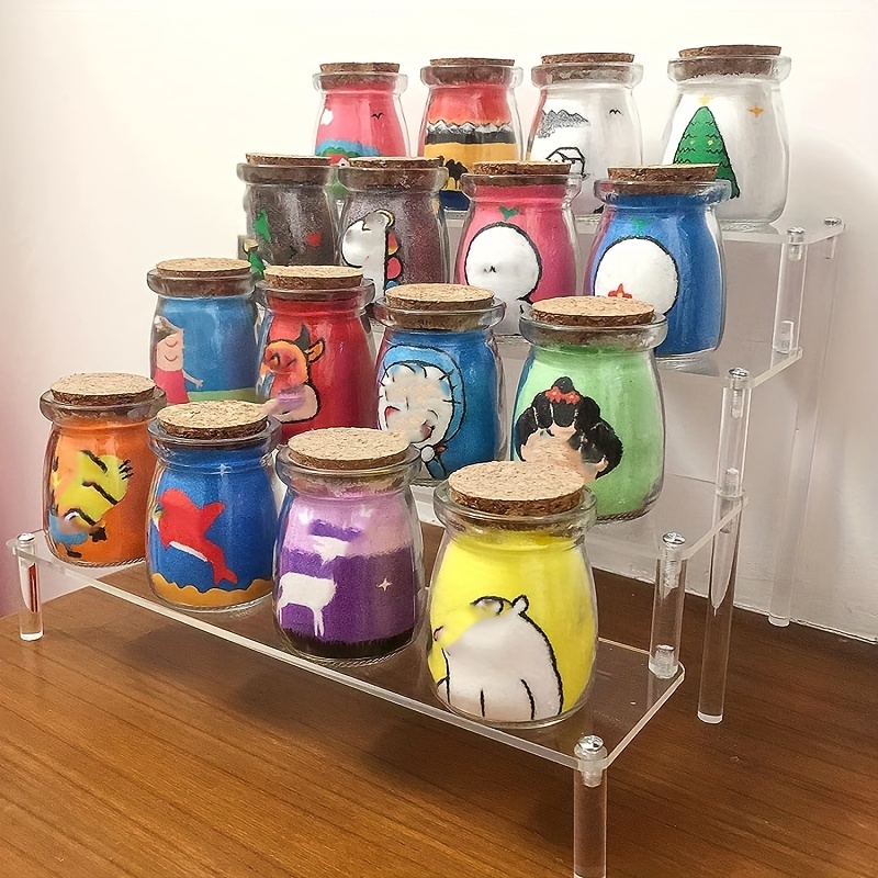 Mason Jar Display & Storage Rack 