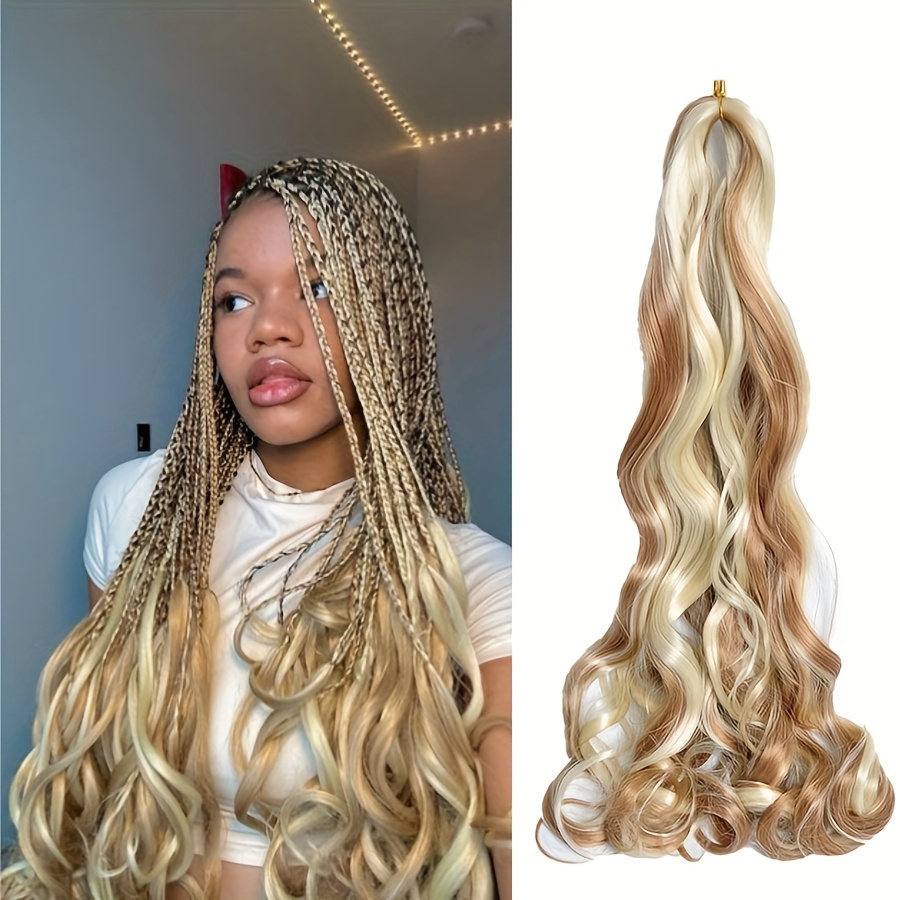 French Ombre Braiding Hair Extensions Synthetic Hair - Temu