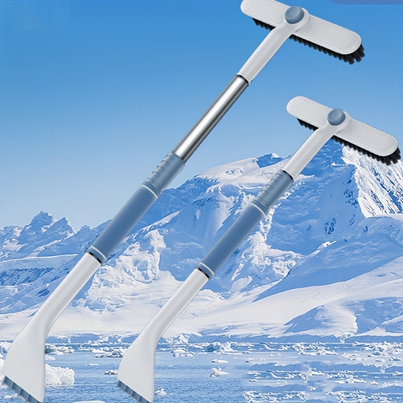 Snow Brush And Detachable Ice Scraper With Ergonomic Foam - Temu