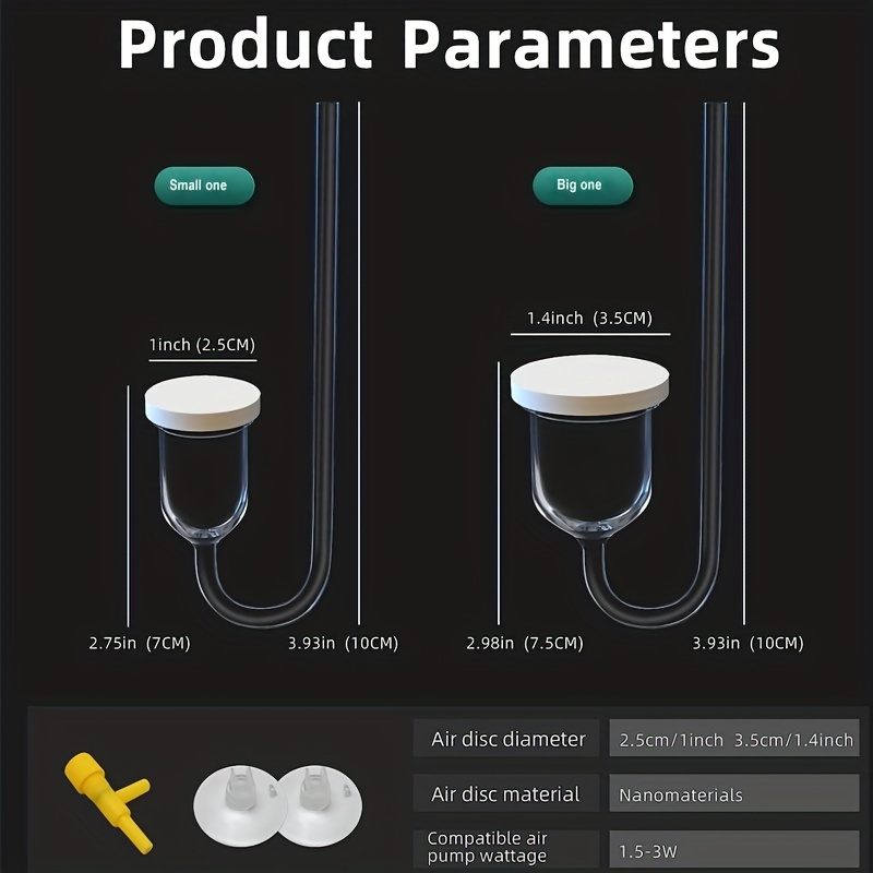 Diffuseur air Ø10.7cm pour pompe à air d'aquarium