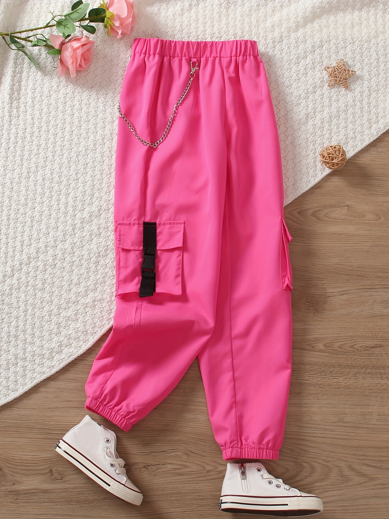 Gwiyeopda Toddler Baby Girl Tank Top Elastic Waist Cargo Pants Leggings  Summer Outfits Set 0-5 Years 