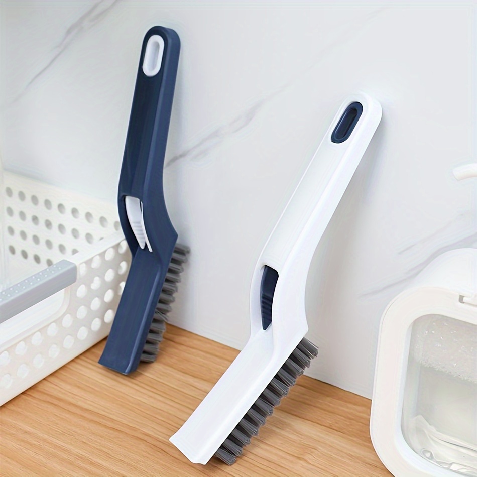 2-in-1Multipurpose Bathroom Tile Floor Gap Cleaning Brush Window Groove  Brush Convenient Corner Cleaning Tools Household