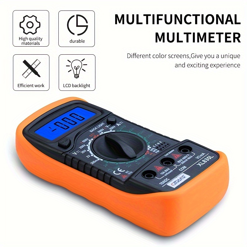 Tester Multimetro Digitale Tester Voltmetro Resistenza - Temu Italy