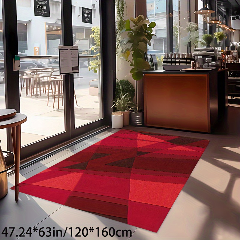 Nordic Minimalist New Year Red Carpet Area Carpet - Temu