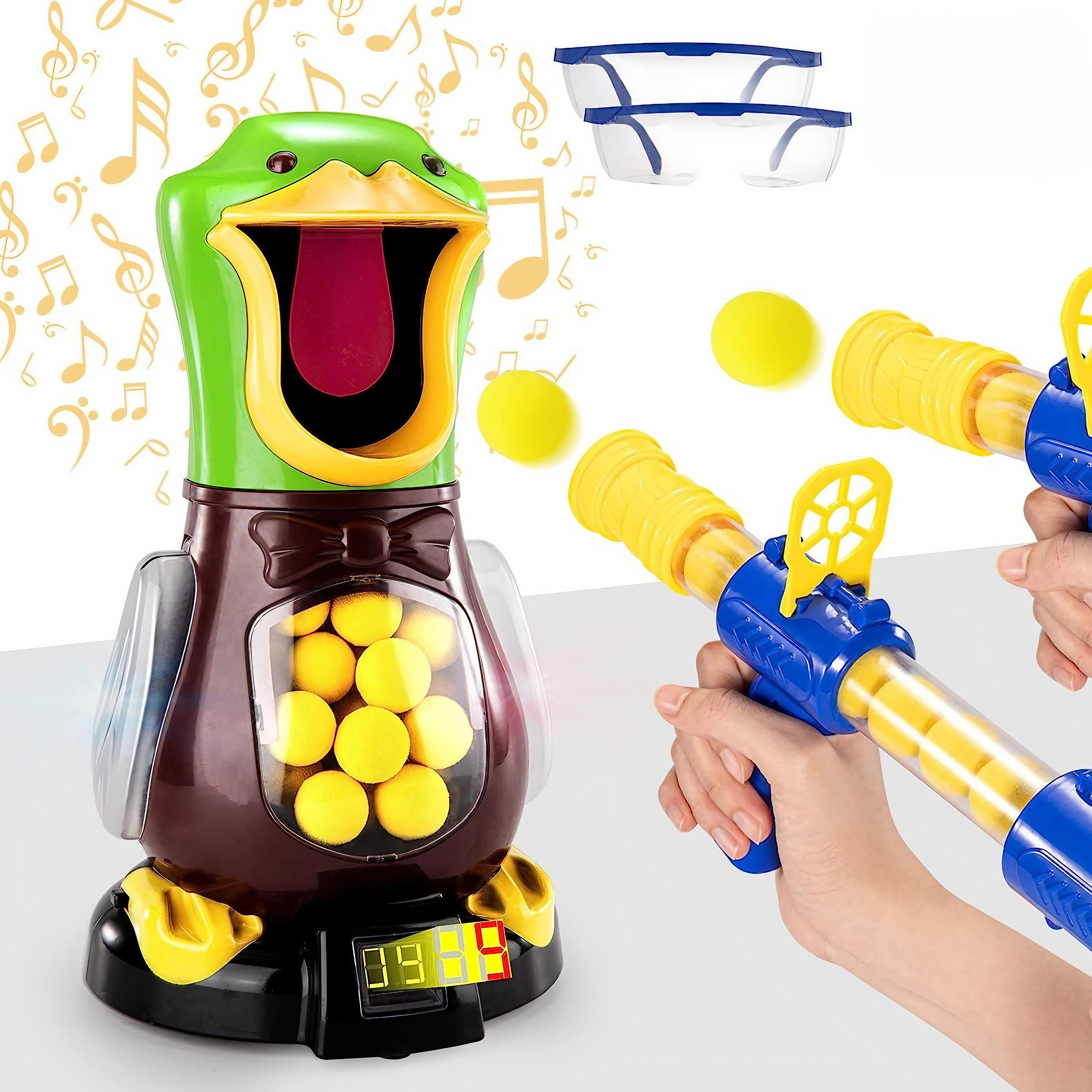 Pistola de aire bolas blandas escopeta de juguete para niños jugar en la  playa
