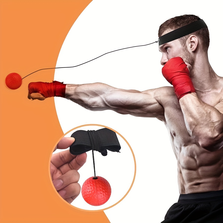 1pc Boxing Reflex Ball Set, 2 Difficulty Levels Boxing Ball With Headband,  Perfect For Reaction, Agility, Punching Speed, Fight Skill And Hand Eye Coo