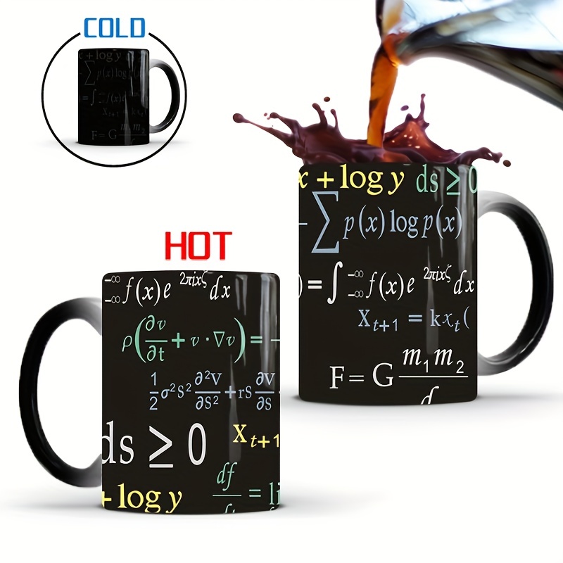 Color Changing Coffee Mug, Cool Coffee & Tea Magic Heat Sensitive Cup  Battery Charging Design Drinkware Ceramic Mugs Cute Birthday Christmas Gift  Idea For Mom Dad Women & Men - Temu