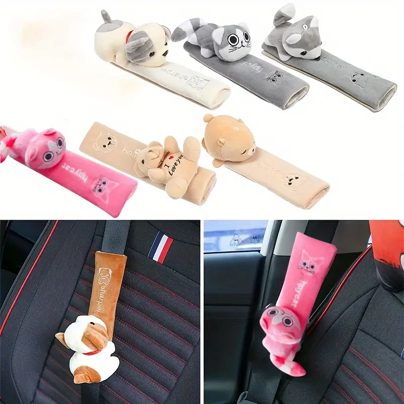 2 Stück Auto Gurtpolster Sicherheitsgurt, für Nissan X-Trail Schulterschutz  Abdeckung Autozubehör Innenraum,D