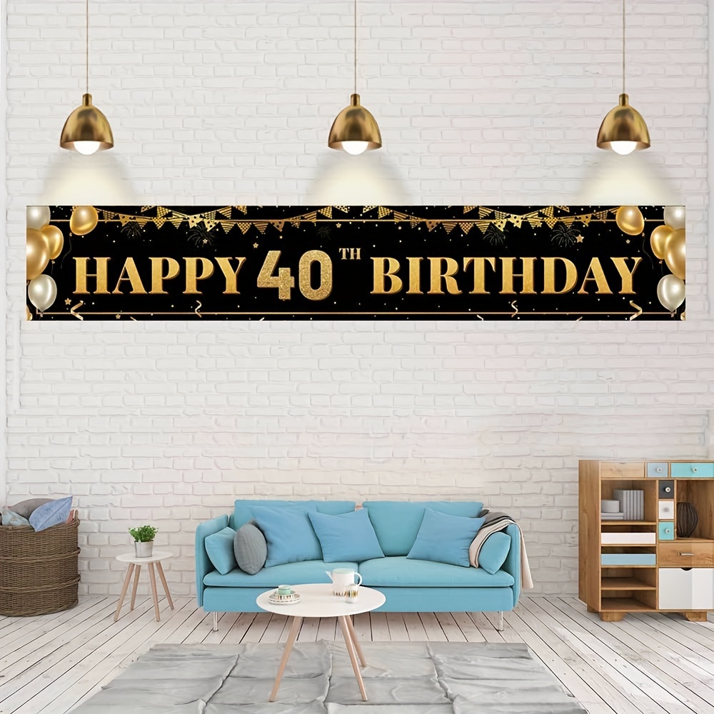 Happy 40th Birthday Banner Stock Photos - Free & Royalty-Free Stock Photos  from Dreamstime