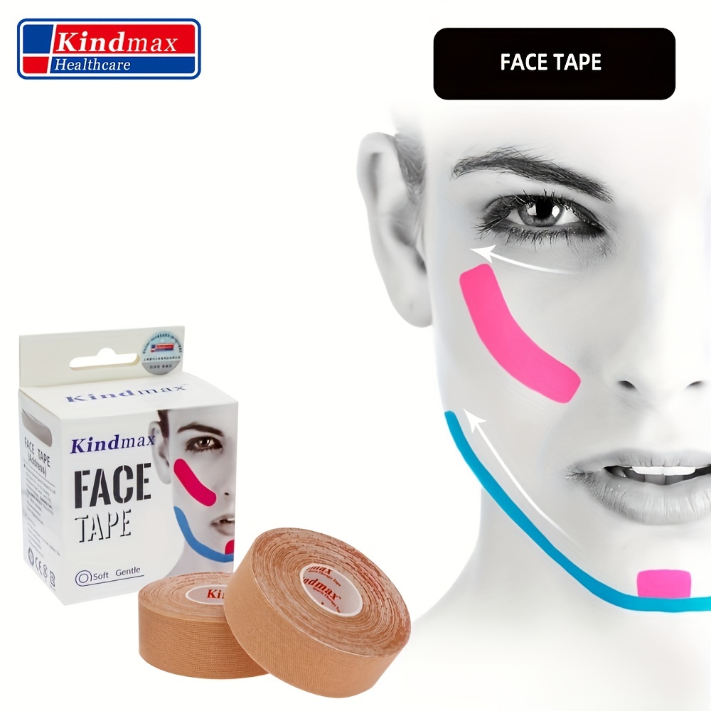 Kindmax Face Lifting Tape Cotton Kinesiology Tape Face V - Temu