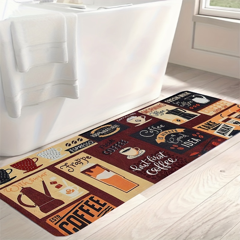 1 Tapis De Sol De Cuisine En Matériau Épais, Tapis De Cuisine