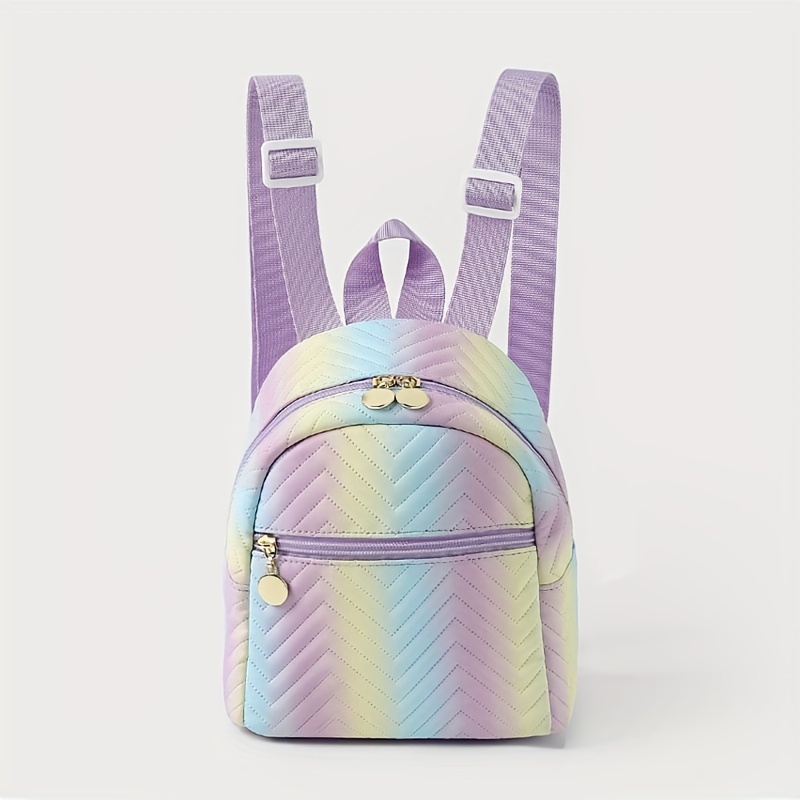 Kids Gradient Quilted Backpack