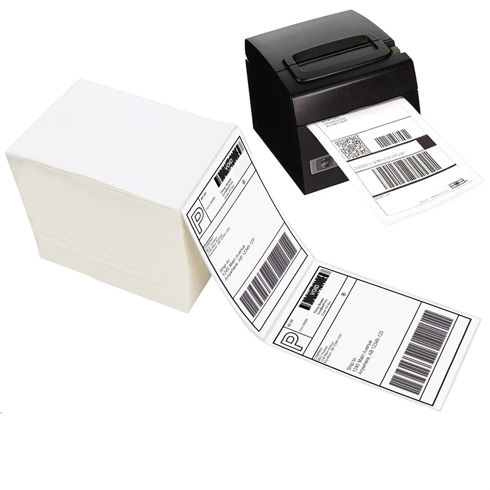 Phomemo Impresora De Etiquetas TéRmica Bluetooth 4x6, Impresora TéRmica  Impresora Etiquetas Autoadhesivas DHL Label Printer Para Paquetes De EnvíO