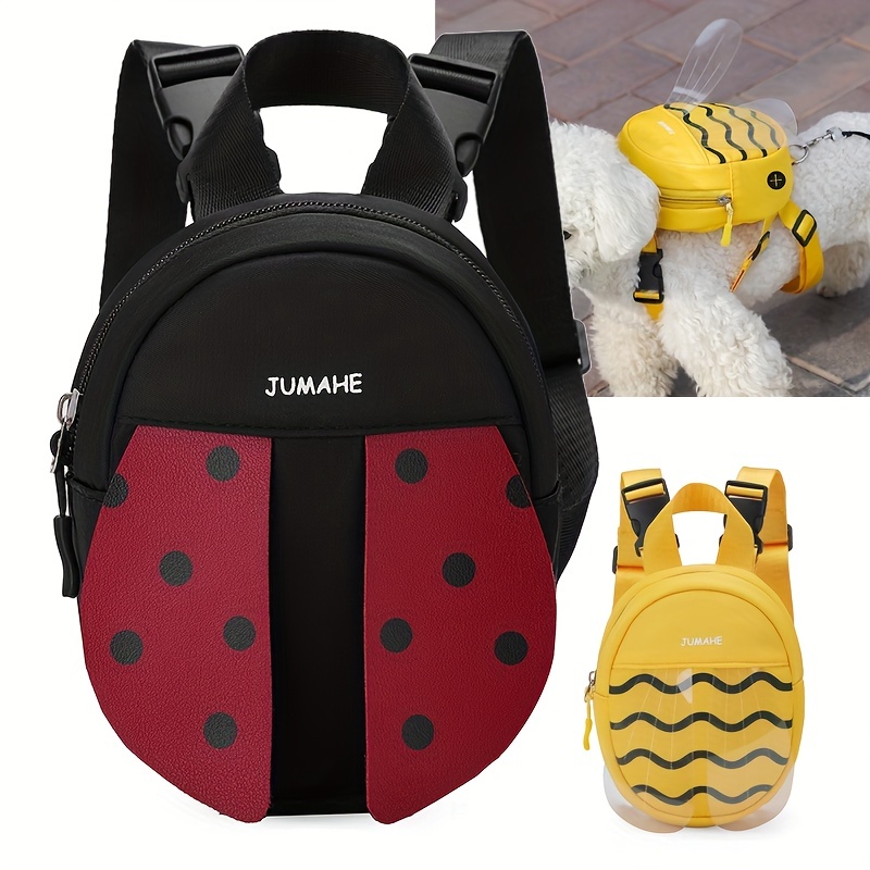 Cartoon Lady Bug Bee Design Pet Carrier Backpack Dog Backpack For Outdoor  Travel Dog Bag Backpack Harness - Pet Supplies - Temu