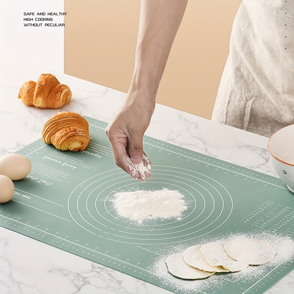 Silicone Pastry Mat, Non-stick Baking Mat With Measurements, Non