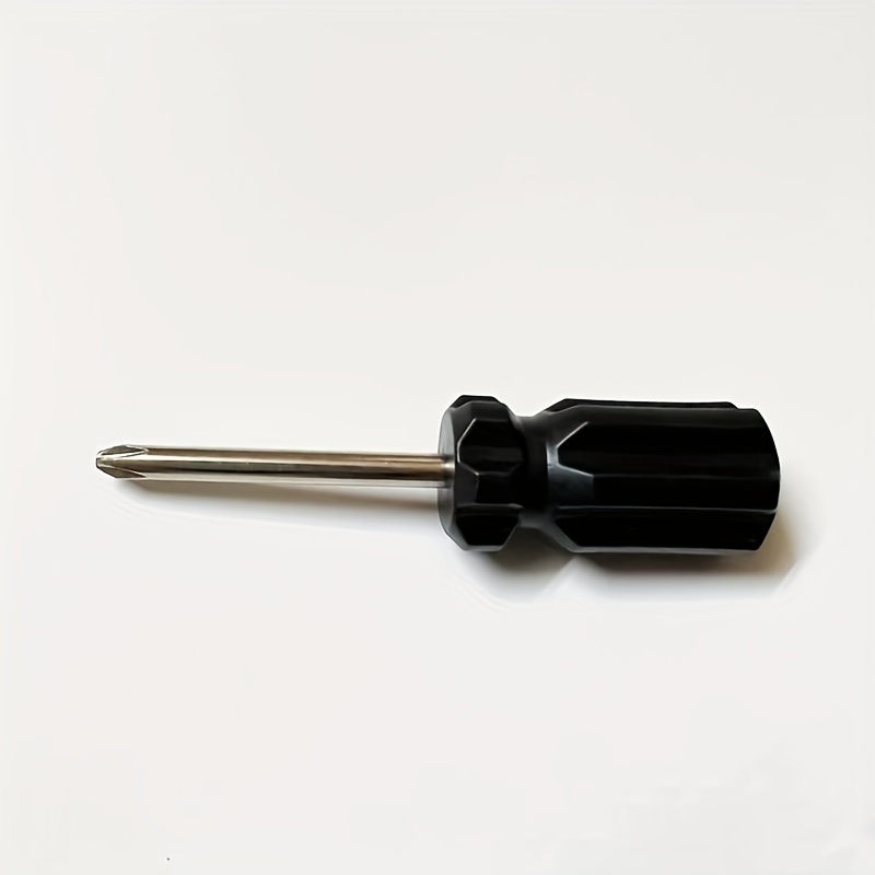 Destornillador pequeño magnético ranurado con mango de goma (cruz) 6 × 38