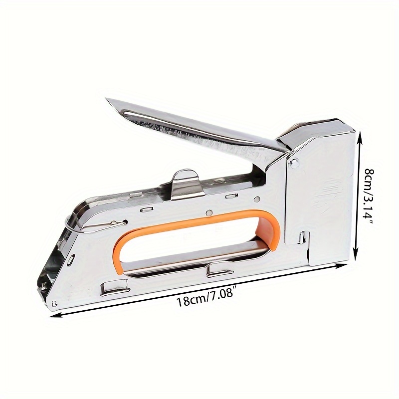 Furniture Frame Stapler Tacker Manual Hand Code Nail Gun Woodworking Heavy  Duty Staples Paper Window Tools Uses 1008F