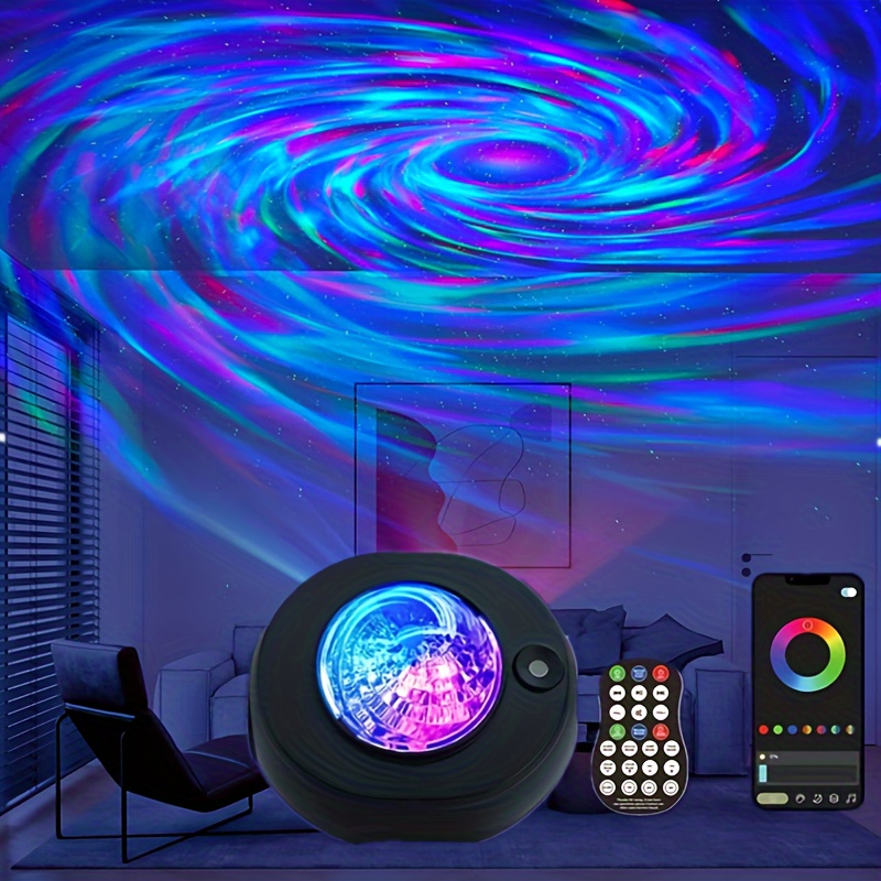 Star Projecteur Night Light, Projecteur Galaxy pour chambre à coucher,  Projecteur de ciel nocturne avec haut-parleur Bluetooth et 19 bruit blanc,  Projecteur de plafond Galaxy Light