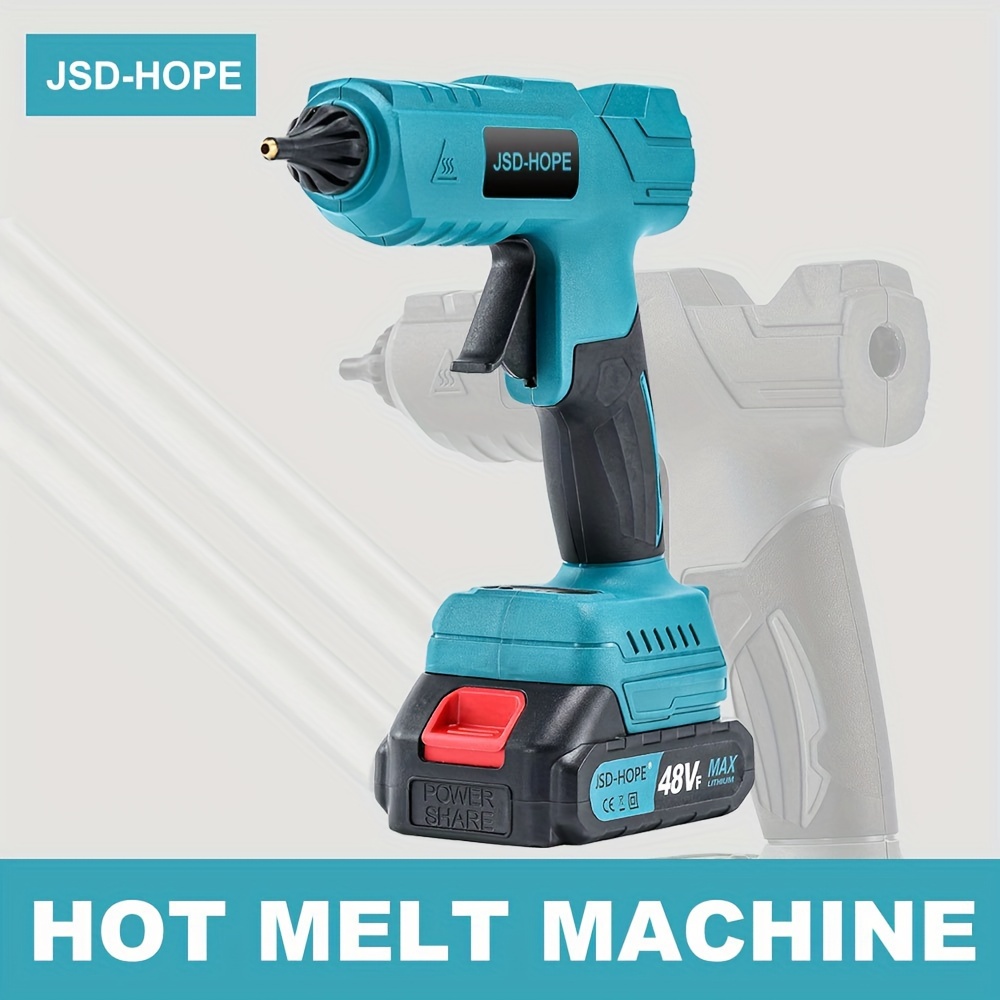 Cordless Hot Glue Gun 1 Min Preheating 10 Min Automatic - Temu