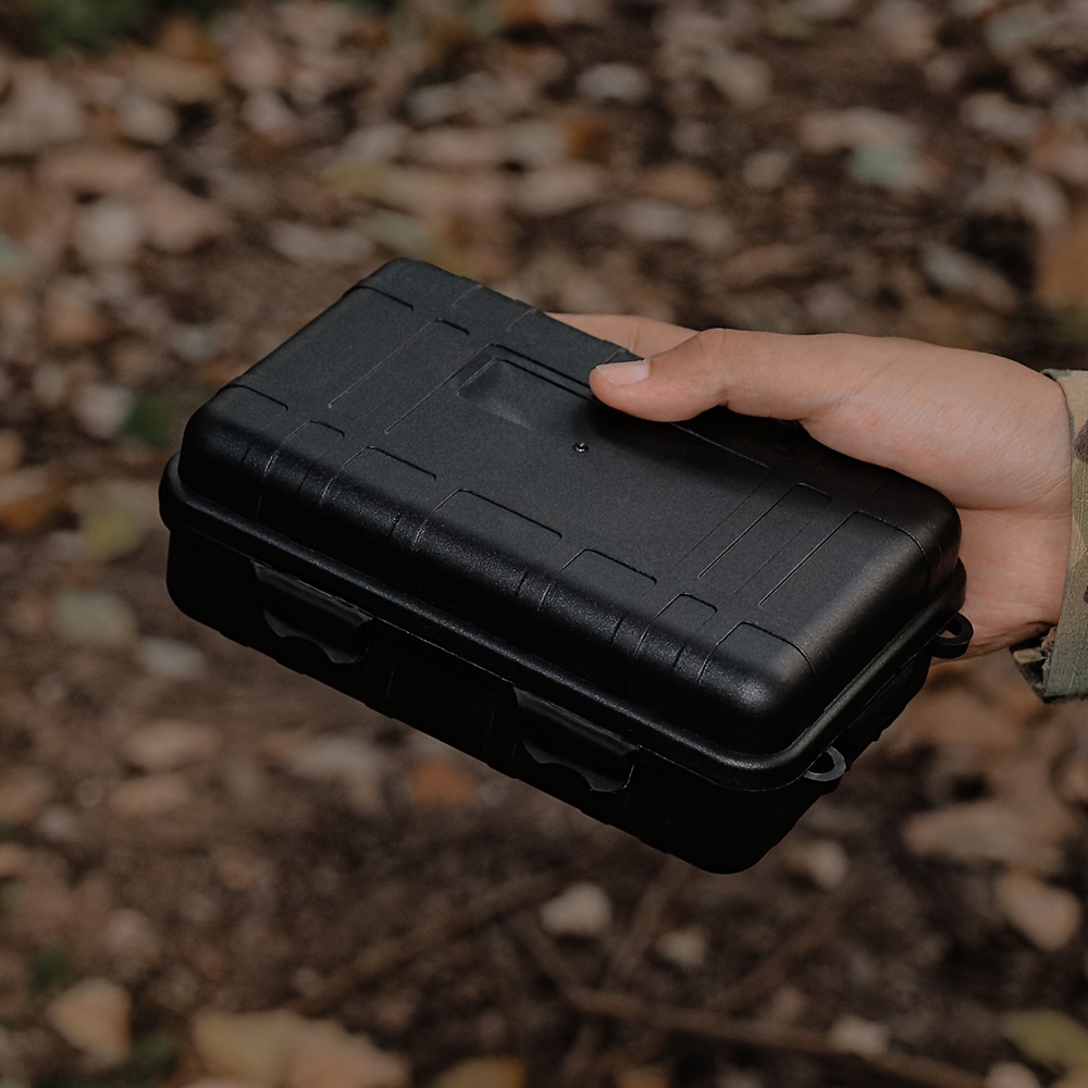 1pc Shockproof Waterproof Survival Storage Box Outdoor Travel