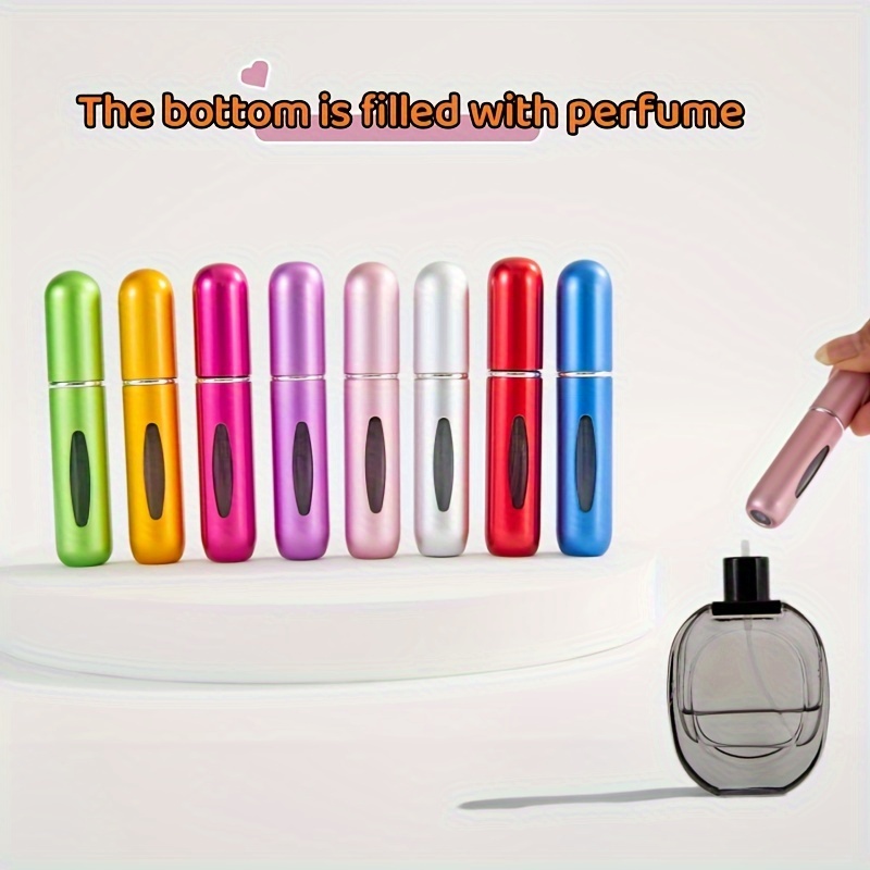 Perfume Bottle 5ml-20ml Empty Container Travel Portable Elegant Alcohol  Ultra Mist Sprayer Atomizer Spray Bottles Colorful Glass